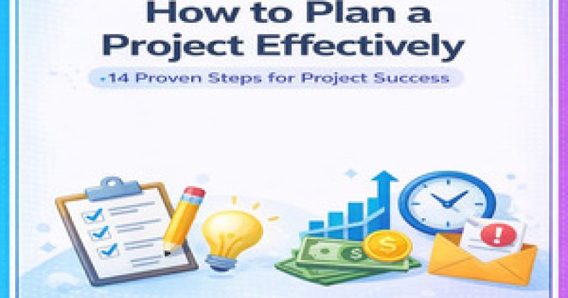 How to Plan a Project Effectively - Learnerskart Website