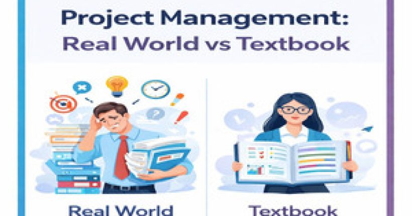 Project Management Real World vs Textbook - Learnerskart Website